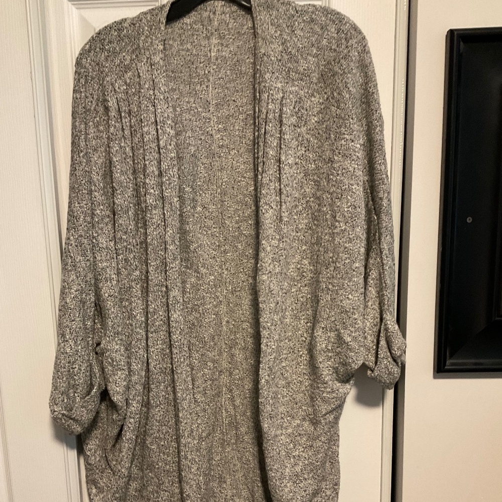 American Apparel Modal Shawl Cardigan O/S Grey